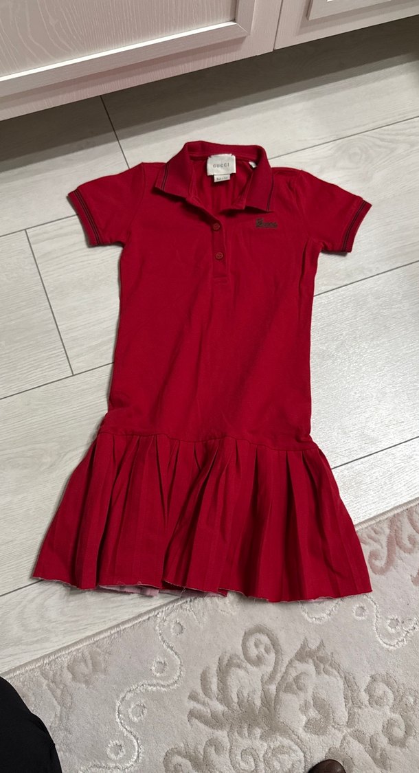 Gucci kırmızı elbise - Görsel 4