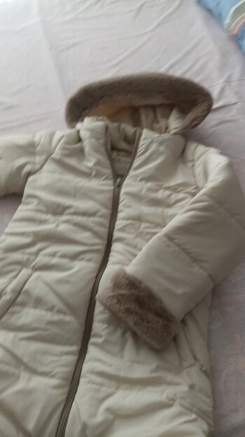 11-12 Yaş Beden camel Renk Çocuk montu