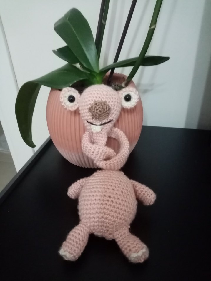 Pembe Örgü uyku arkadaşım - Görsel 5