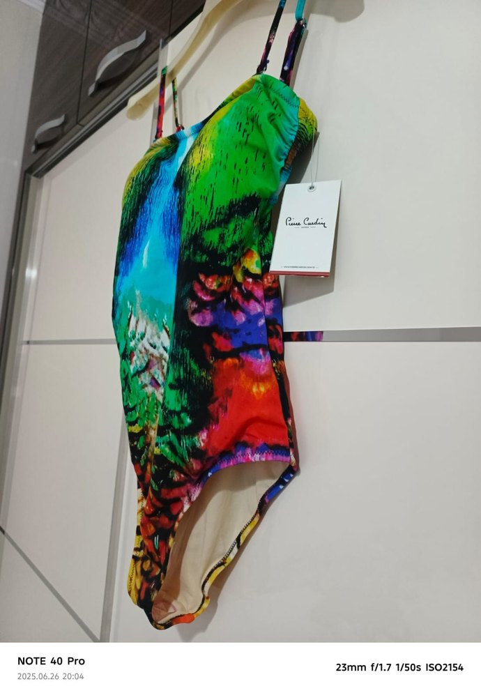 İp askılı sırttan bağlamalı renkli Mayo - Görsel 4