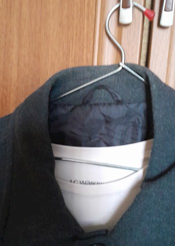 Gri Düğmeli Erkek Midi Boy  Kalin Kislik Ceket - Görsel 3