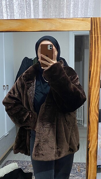 xl Beden kahverengi Renk ceket/kaban