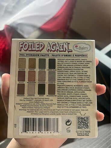 Beden THE BALM 12 Lİ FAR