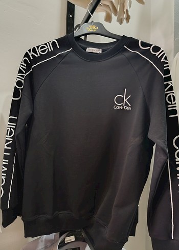 Calvin Klein Beyaz Uzun Kollu Sweatshirt - Görsel 2