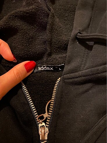 l Beden Siyah crop hırka