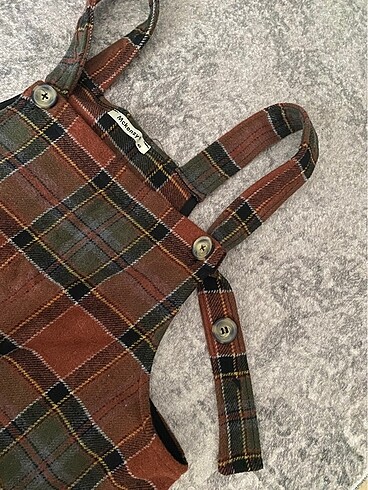 Kaşe salopet elbise - Görsel 2