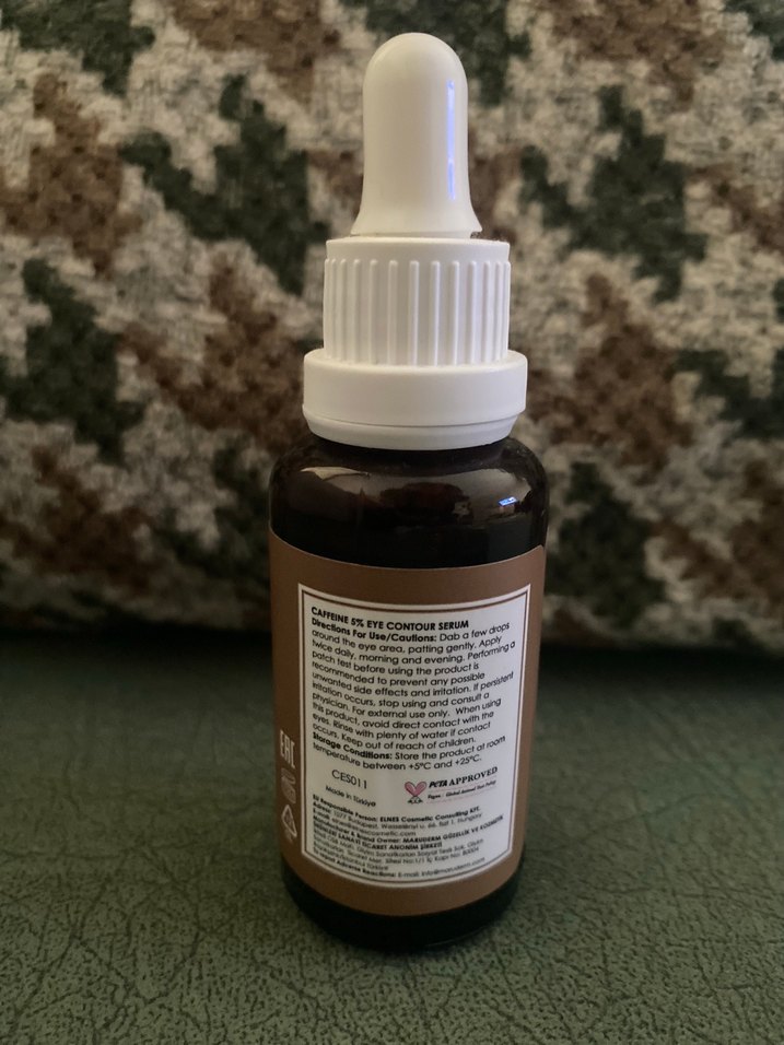 Maru.Derm %5 kafein+peptit+hyalüronik asit göz çevresi serumu - Görsel 2