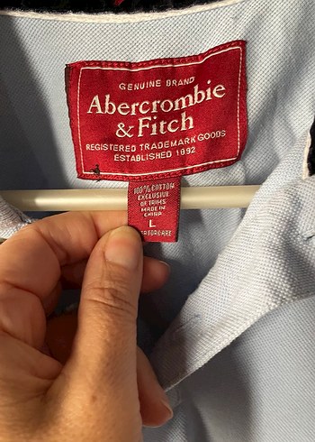 Erkek mavi Pamuklu Uzun Kollu Polo Tişört - Görsel 3