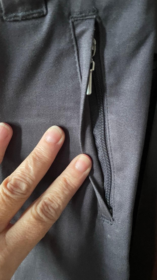 Gri Midi Kumaş Kadın Pantolon - Görsel 2