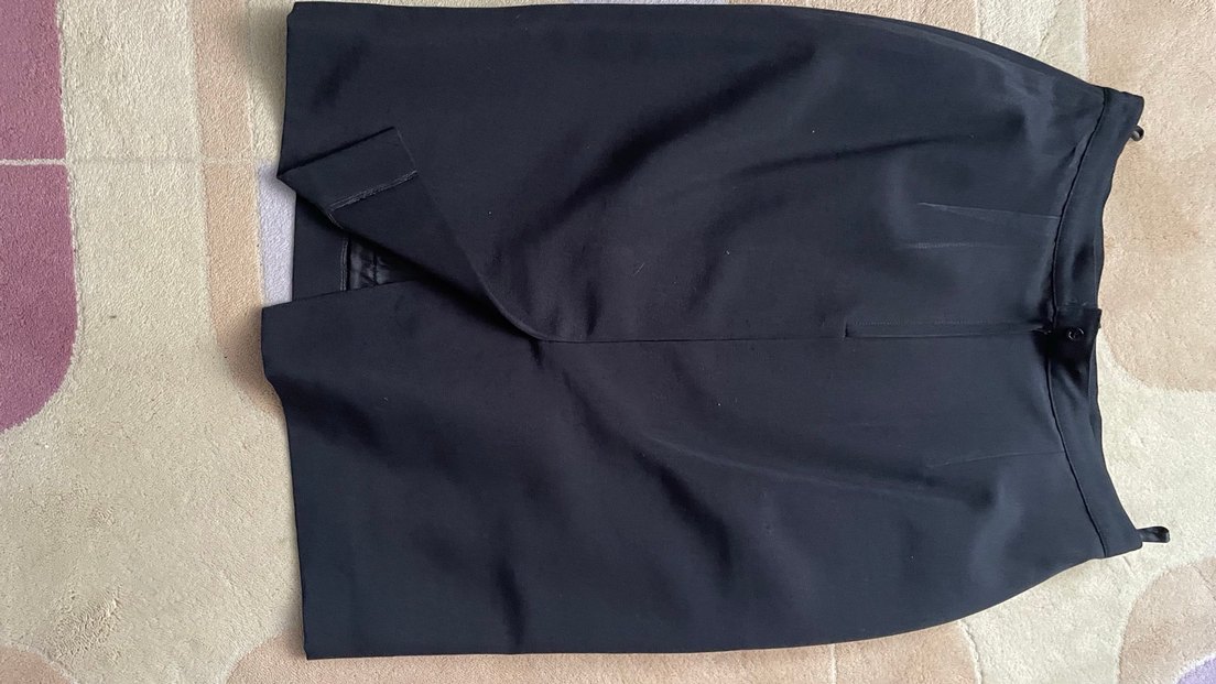 Siyah Midi Kalem Etek - Görsel 2