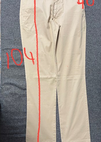 Bej Erkek Normal Kesim Pantolon - Görsel 3