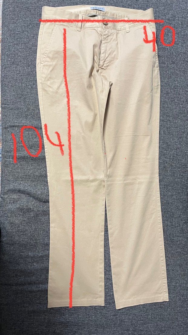 Bej Erkek Normal Kesim Pantolon - Görsel 3