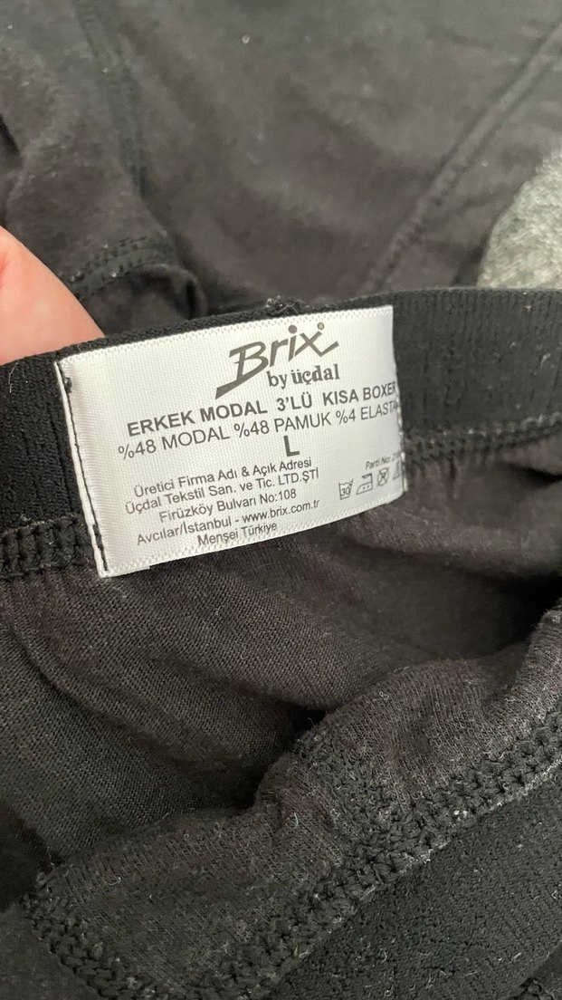 Erkek Siyah Fitted Boxer - Görsel 2