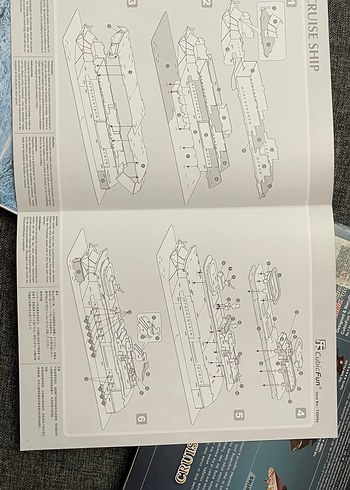 Beden Renk 3D puzzle Kruvaziyer Model Kit