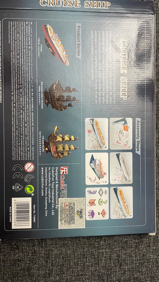 3D puzzle Kruvaziyer Model Kit - Görsel 5