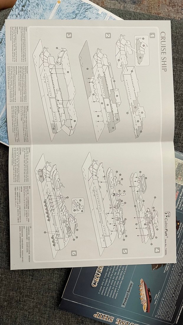 3D puzzle Kruvaziyer Model Kit - Görsel 4
