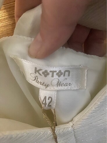 xl Beden Koton Partywear Elbise