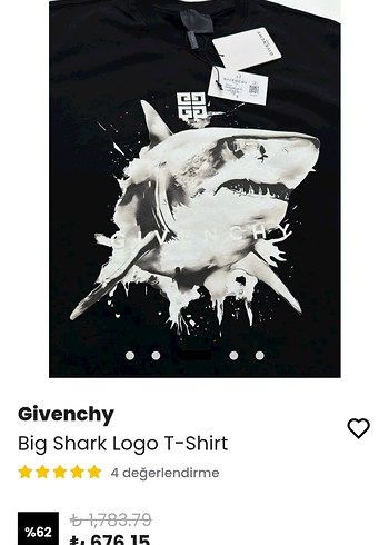 Givenchy Siyah Baskılı Erkek Tişört - Görsel 2