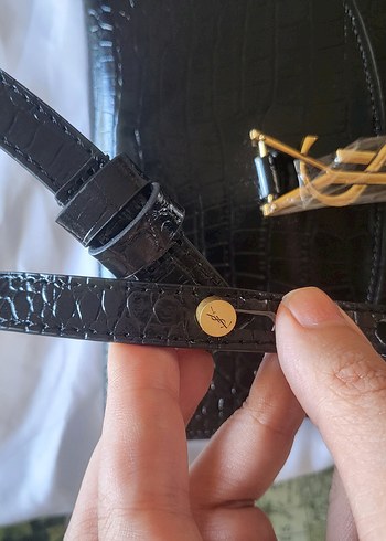 Beden Yves Saint Laurent Siyah Deri Kadın Omuz Çantası