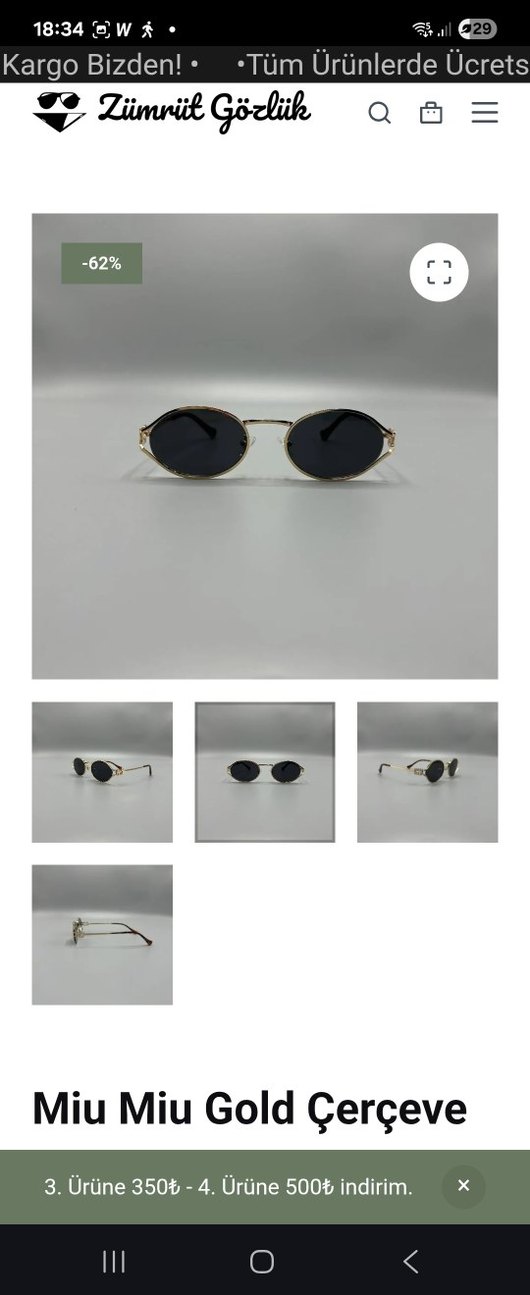 miu miu gözlük - Görsel 2