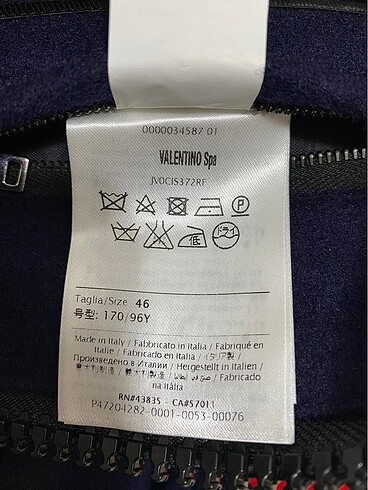 s/m Beden çeşitli Renk Valentino Ceket