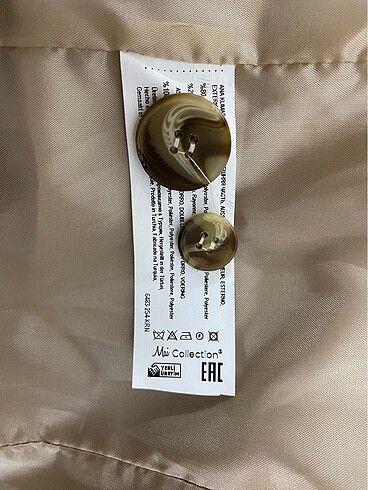 Mai Collection Camel Kaşe Kaban - Görsel 5