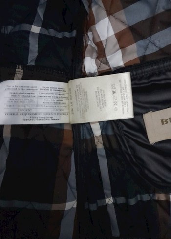 s Beden siyah Renk Burberry brıt kapitone mont