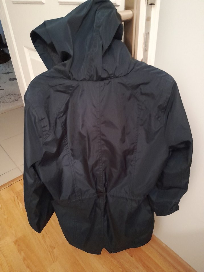 Kadın Parlak Midi Kemerli Ceket - Görsel 2