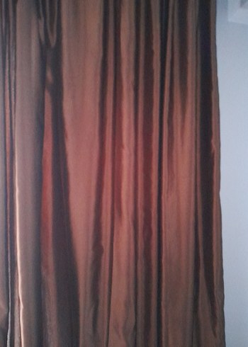 Nakışlı Bej Parlak Fon Perde - Görsel 3