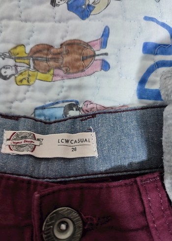 Bordo Erkek Midi Boy Salaş Şort - Görsel 2