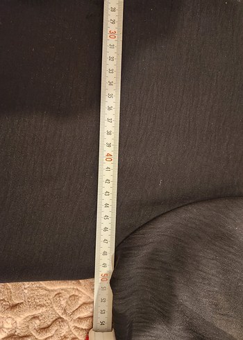 Düğmeli Uzun Kollu Keten Tunik - Görsel 4