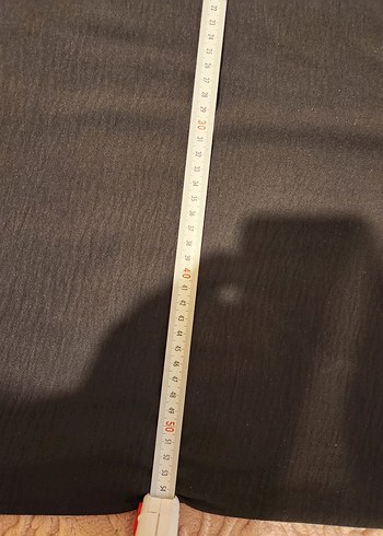 Düğmeli Uzun Kollu Keten Tunik - Görsel 3