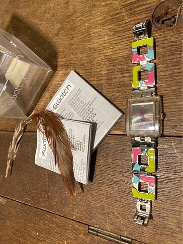 Beden çeşitli Renk Swatch SQUARE Watch
