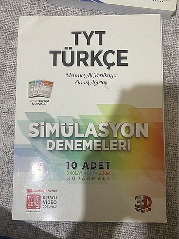 Tyt Türkçe Deneme 3D Yayınları