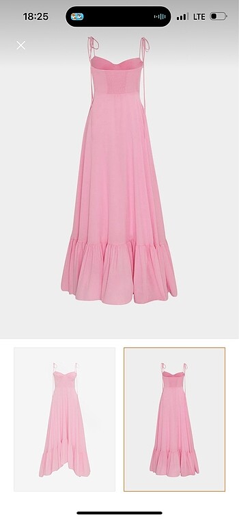 Açelya Okçu Pembe Elbise - Görsel 4