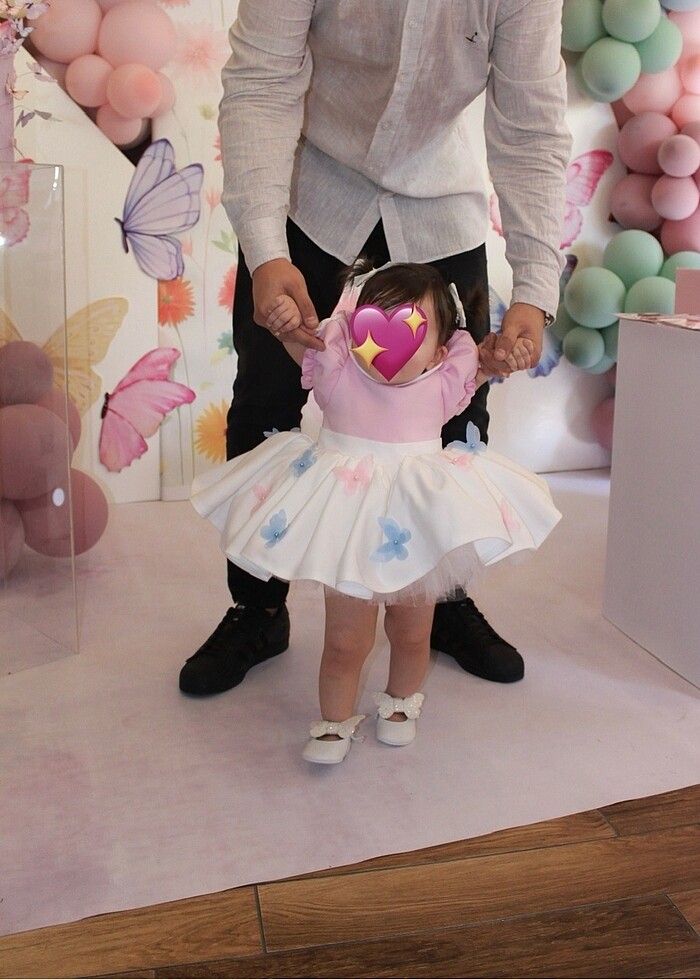 Kız bebek tasarım elbise - Görsel 2