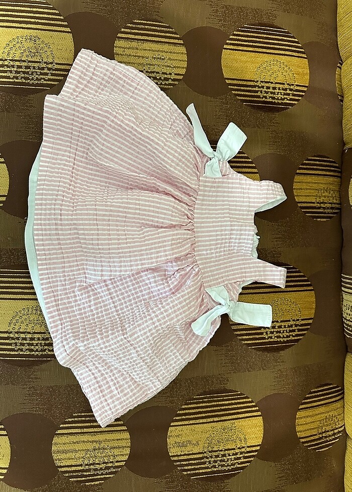 Kız Bebek Pembe Elbise - Görsel 3