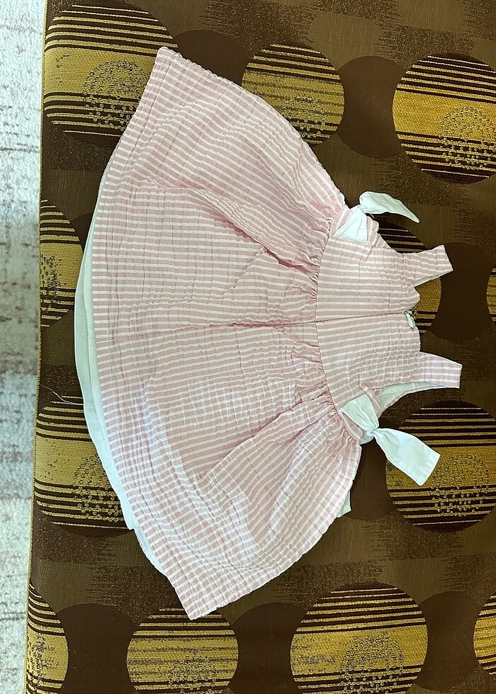 Kız Bebek Pembe Elbise - Görsel 4