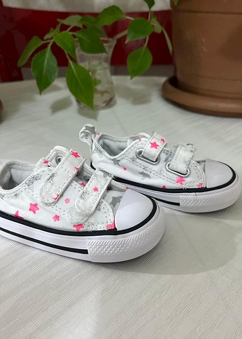 Kız Çocuk Beyaz Converse - Görsel 2