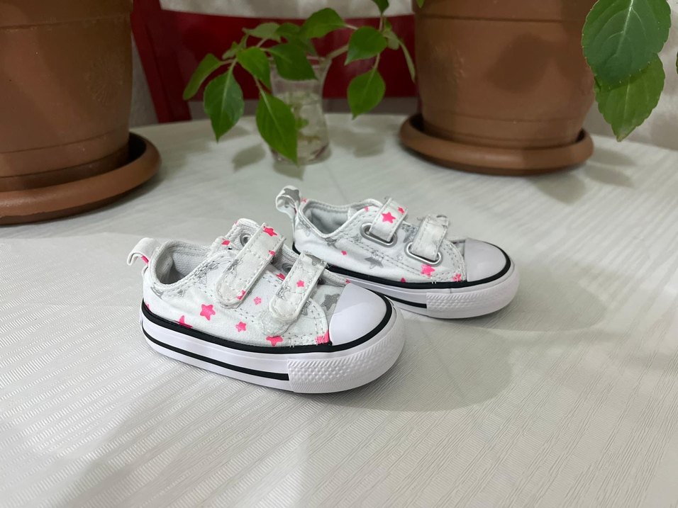 Kız Çocuk Beyaz Converse - Görsel 2