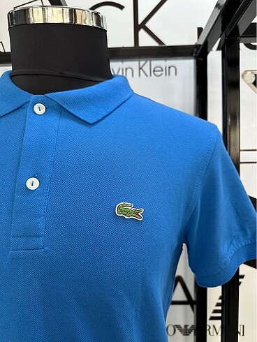 m Beden Lacoste Mavi Renk Polo Yaka Tişört