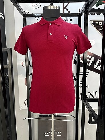 Gant Bordo Renk Polo Yaka Tişört