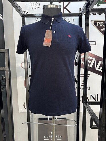 Etro Lacivert Polo Yaka Tişört