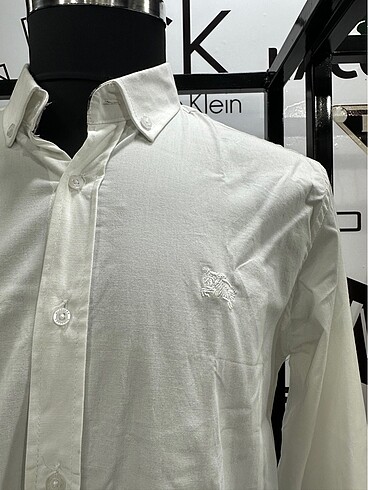 xl Beden Burberry Beyaz Gömlek