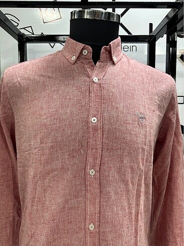 Gant Gant Pembe Keten Gömlek