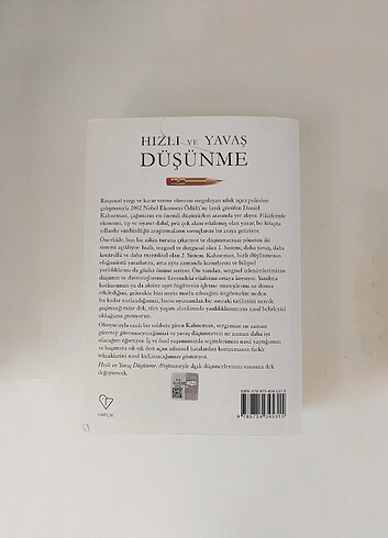Hızlı ve Yavaş Düşünme - Daniel Kahneman