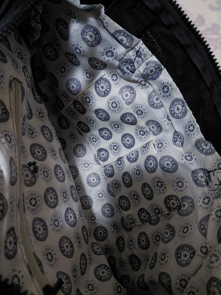 Fermuarlı Siyah Batik Desenli Kadın Omuz Çantası klinkır - Görsel 4