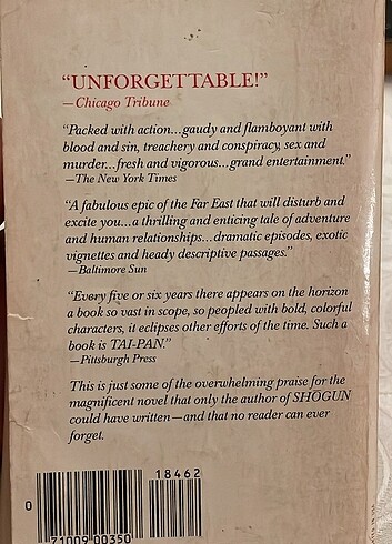 TAI-PAN James CLAVELL - Görsel 2