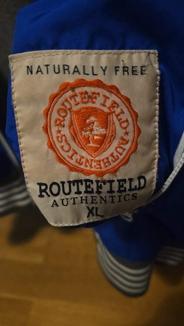 ROUTEFIELD Mavi Kapüşonlu Fermuarlı Erkek Ceket - Görsel 2