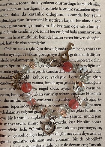 Doğaltaş Çiçek Desenli Bohem Bileklik